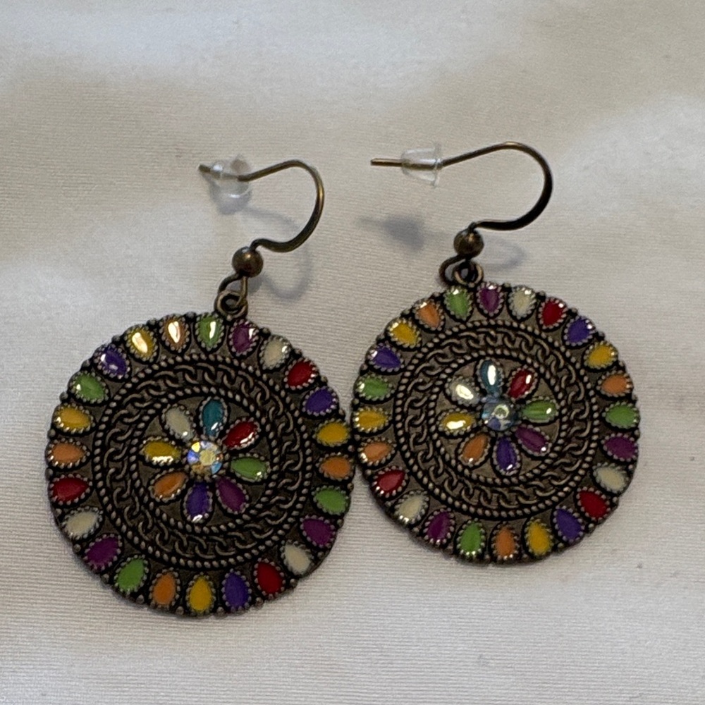Colorful Bohemian Dangle Earrings